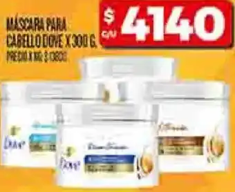 Supermercados DIA Dove máscara para cabello oferta