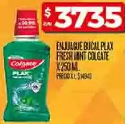 Supermercados DIA Colgate enjuague bucal plax fresh mint oferta