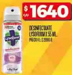 Supermercados DIA Lysoform desinfectante oferta