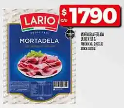Supermercados DIA Lario mortadela oferta