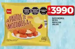 Supermercados DIA Palitos de mozzarella dia oferta