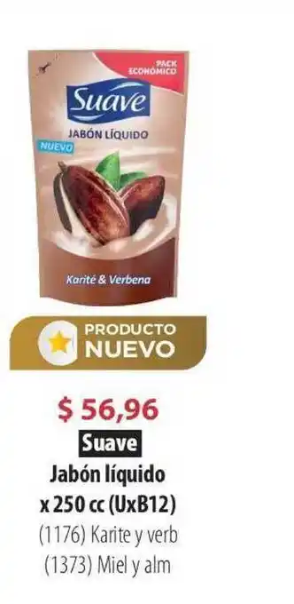 Parodi Suave Jabón líquido x 250cc (UxB12) oferta