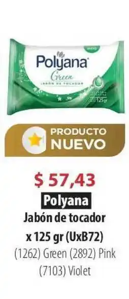 Parodi Polyana Jabóna De Tocador X 125 Gr (uxb72) oferta
