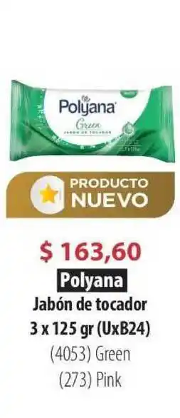Parodi Polyana Jabón De Tocador 3 X 125 Gr (uxb24) oferta