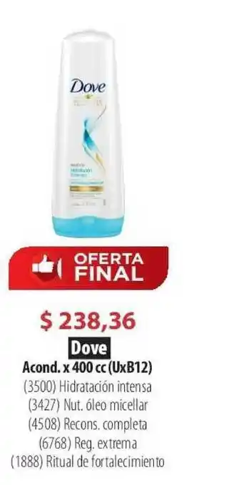 Parodi Dove Acond. X 400 Cc (uxb12) oferta