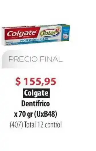 Parodi Colgate Dentífrico X 70 Gr (uxb48) oferta