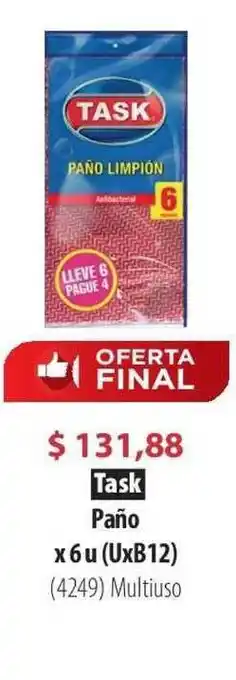 Parodi Task Paño X 6 U (uxb12) oferta