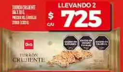Supermercados DIA Turron crujiente dia oferta