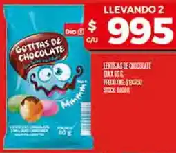 Supermercados DIA Lentejas de chocolate dia oferta