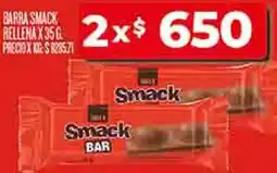 Supermercados DIA Barra smack rellena oferta