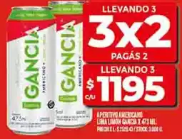 Supermercados DIA Aperitivo americano gancia oferta