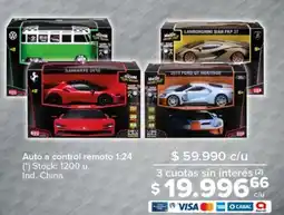 Carrefour Auto a control remoto 1:24 oferta