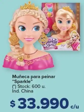 Carrefour Sparkle muñeca para peinar oferta