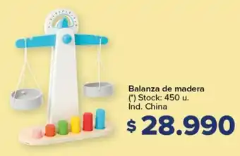 Carrefour Balanza de madera oferta