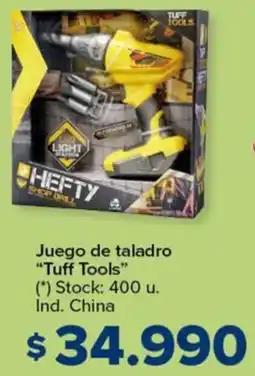 Carrefour Tuff tools juego de taladro oferta