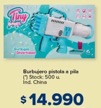 Carrefour Burbujero pistola a pila oferta