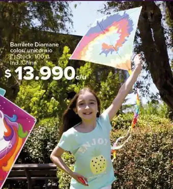 Carrefour Barrilete Diamane color/unicornio oferta