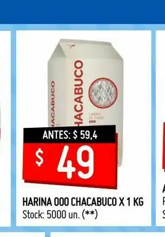 Changomas Harina 000 chacabuco x 1 k oferta