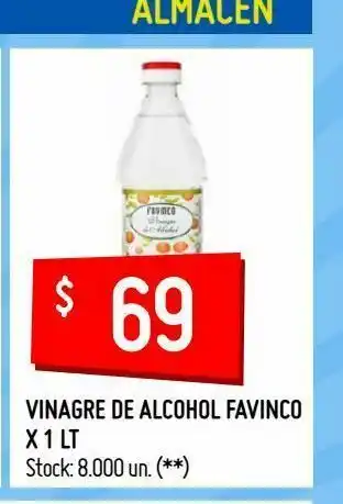 Changomas Vinagre de alcohol favinco x 1 lt oferta
