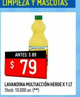 Changomas Lavandina multiacción heroe x 1 lt oferta