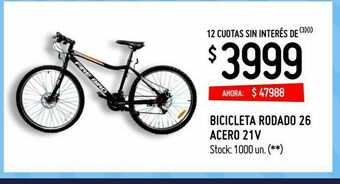 Changomas Bicicleta rodado 26 oferta