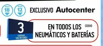 Changomas En todos los neumáticos y baterías oferta