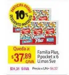 Familia Plus, P.pocket x 6 U.mas Sve