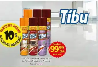 Medamax Tibu Lustramueble Jirafa x 420cc. Original-Lavanda-Naranja oferta