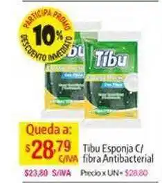 Medamax Tibu Esponja C/fibra Antibacterial oferta