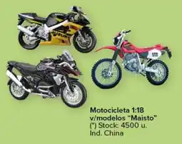 Carrefour Maisto Motocicleta 1:18 v/modelos oferta