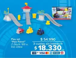 Carrefour Paw Patrol Play Set oferta