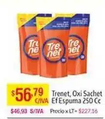 Medamax Trenet Oxi Sachet Ef Espuma 250cc oferta