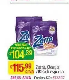 Zorro Clear b.espuma x 710gr.