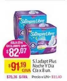 Medamax Siempre Libre Adapt Plus Noche Y Dia C/a x 8Un. oferta