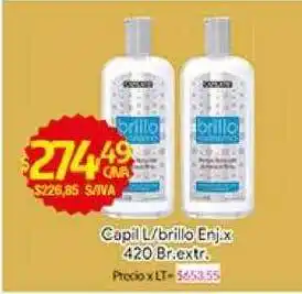 Capil L/brillo Enjuague x 420 Br. extr.
