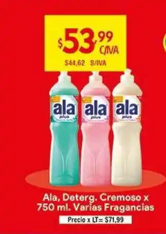 Medamax Ala Detergente Cremoso x 750ml. Varias Fragancias oferta