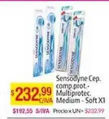 Sensodyne Cepillo Comp. prot - Multiprotec Medium - Soft x1