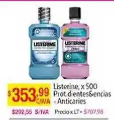 Medamax Listerine x 500 Prot. dientes&encias - Anticaries oferta