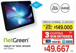 Carrefour netGreen Talet 10" MOD. M11QF8 oferta