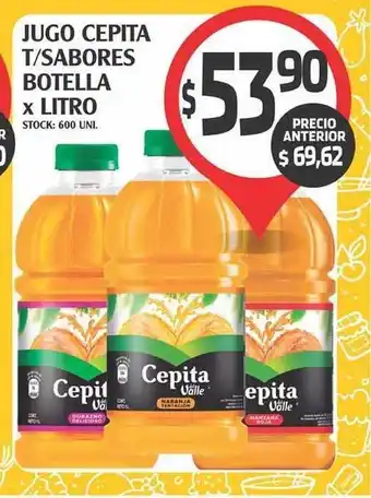 Supermercados Malambo Cepita Jugo T/Sabores botella x Litro oferta