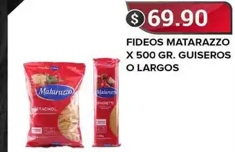 Supermercados Mayor Matarazzo Fideos x 500gr. Guiseros O Largos oferta