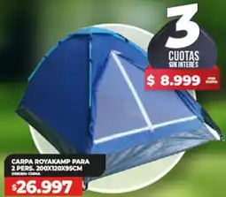Supermayorista Vital Carpa royakamp para 2 pers. oferta