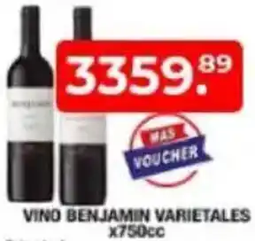 Maxiconsumo Vino benjamin varietales oferta