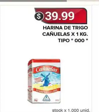 Cañuelas Harina De Trigo Tipo x 1kg.