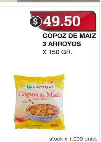 3 Arroyos Copoz De Maiz x 150gr