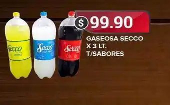 Supermercados Mayor Secco Gaseosa x 3 Lt. T/sabores oferta