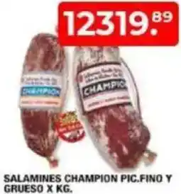 Maxiconsumo Salamines champion pic.fino y grueso oferta