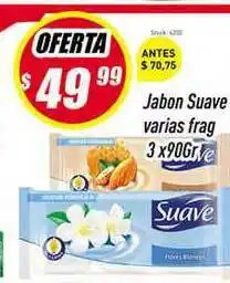 Supermercados Comodin Suave Jabon Varias Frag 3 x 90gr oferta