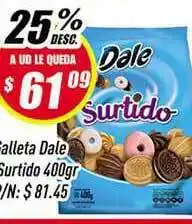 Supermercados Comodin Dale Surtido Galleta 400gr oferta