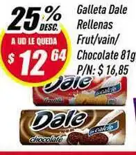 Supermercados Comodin Dale Rellenas Galleta Frut/Vain/Chocolate 81g oferta